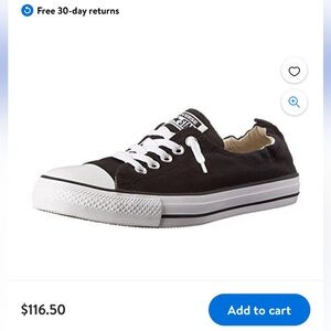 Converse Chuck Taylor All Star Shoreline Black Lace-Up Sneaker -  US women’s 6